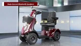 BSH2D Max.15km/h, Electromagnetic brake,Swivel seat, All terrain tires