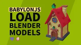How to load Blender 3D models in BabylonJS viewer