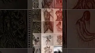 scribble art #shorts #scribbleart #drawing #art #pendrawing #sadart #darkart #gambar