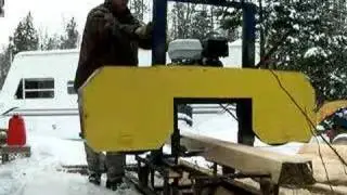 My Home Built Bandsaw Mill - Sawing Maple