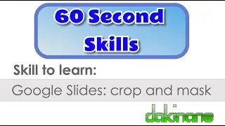 Google Slides: crop and mask images