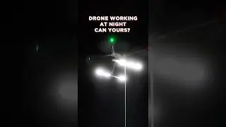 Light Up the Night with DJI M350💡Can your drone working at night?🤔  #djiinnovation #drone #dji