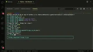 Learning Python - Lists & Dicts