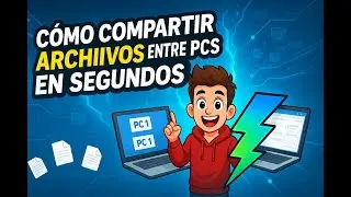 Cómo Compartir Archivos Extensos ENTRE PCs en Segundos ⚡ | Nuevo Método con Windows (2025)