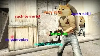 DOGE PLAYS CSGO! COUNTER STRIKE GLOBAL OFFENSIVE. GLOBAL ELITE ;)