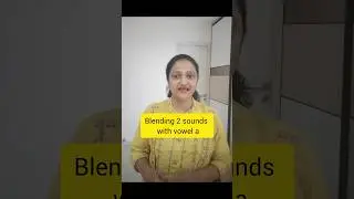 2 sound blending with short vowel a #levelupphonics #shorts #phonic