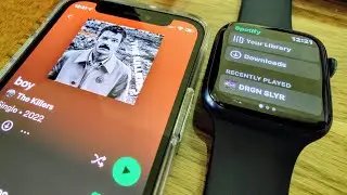 Spotify on your Apple Watch