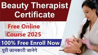 Free Certificate Course Online | Beauty  Therapist  Certificate 2025 | 100% Free Course