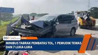 NGAWI - Minibus Crashes into Toll Barrier, Kills 1 Traveler and Injures 7