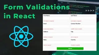 React Custom Form Validation Project | Validate Email, Password, Inputs Like a Pro