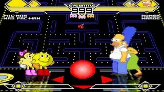 Pac-man & Mrs. Pac-man vs Homer Simpson & Marge Simpson MUGEN Battle 1.0!!!