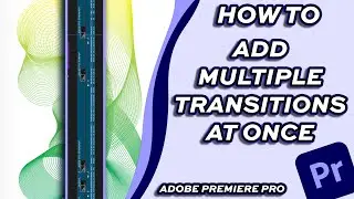 How to Add Transitions to Multiple Clips All At Once in Adobe Premiere Pro