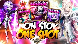 WTF ONE SHOT COMBO with 0 Speed DESTINY and CARLOS - Summoners War