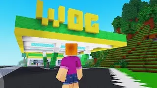 Где заправить Рыжику Бензин? Автозаправка WOG в Блок Крафт / Block Craft 3D