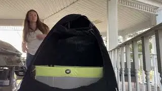 Review of Blackout Cover for Pack N Play, Blackout Crib Cover,97% Blockout Light Portable Baby Sleep