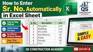How to Enter Serial Numbers Automatically in Excel