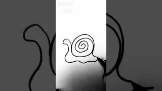 Cool snail Easy drawing