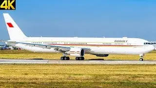 [4K] 767 Bahrain Royal Flight departing Paris Orly