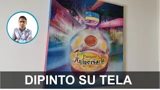 Quadro moderno su tela - dipinto a mano