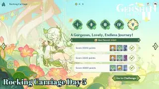 A Gorgeous, Lovely, and Endless Journey - Score 14260 - Rocking Carriage Day 5  | Genshin Impact