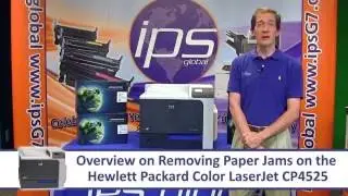HP CP4525 - Removing Paper Jams