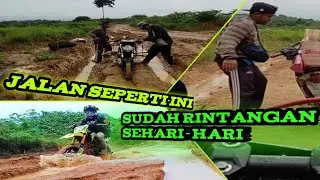 jalan terparah...!! BATANG CENAKU, INDRAGIRI HULU, RIAU