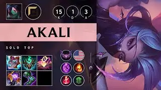 Akali Top vs Teemo: Legendary - NA Master Patch 14.20