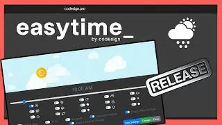Codesign Easytime - Time and Weather UI - FiveM