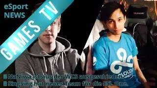 eSport News | NaNiwa bei der WCS raus, SingSing hat ein neues Team