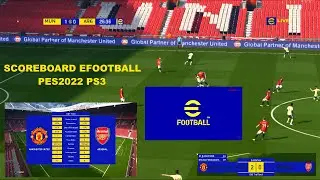 UPDATE PES2018 PS3 | SCOREBOARD EFOOTBALL YELLOW&BLUE PES2022 PS3