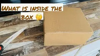 My wife got me something let’s open it