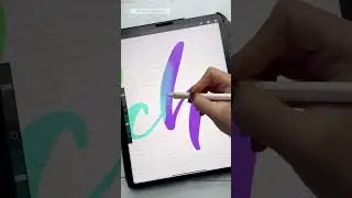 Hello March Procreate Lettering 