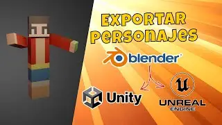 How to export your Blender character to Unity and Unreal (with animations)