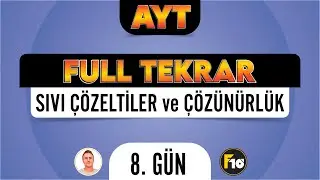 8.GÜN l SIVI ÇÖZELTİLER VE ÇÖZÜNÜRLÜK -4 #kimyaadası ✨