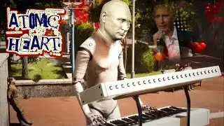 Putin in the Atomic Heart sings Komarovo meme