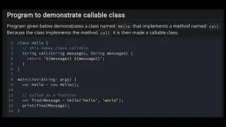Dart Programming: Callable Classes in Dart