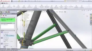 motion simulation in solidworks | umbrella mechanism | Assembly | and Animations