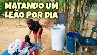*DIFÍCIL DAR CONTA DE TUDO*😔 LAVEI UM MONTÃO DE ROUPA - BOLO SIMPLES PARA O CAFÉ
