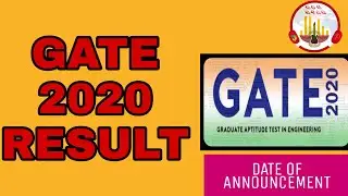 OFFICAL GATE 2020 RESULT / gate 2020 result date in Tamil.