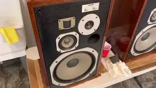 Restoring the Finish on Pioneer HPM-100 Loudspeakers