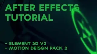 After Effects/Element 3D Version 2 Intro Animation Tutorial