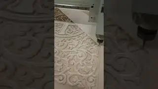 работа ЧПУ станка. 