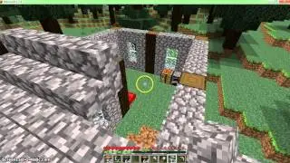 Minecraft Survival World S:1 E:2 Unfinished Roof