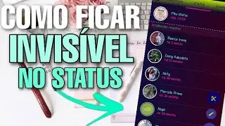 COMO VER STATUS DA PESSOA SEM ELA VER QUE VOCÊ VISUALIZOU
