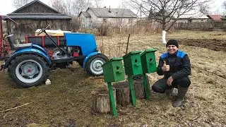 I dropped everything and made birdhouses for the starlings.
