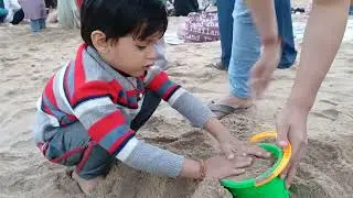 Srishti Aaj Ghumne Gayi Juhu Beach Masti Kiya #trending #viral #love