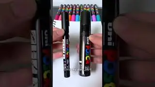 Drawing, But the Posca Marker is HUGE! Very Satisfying (