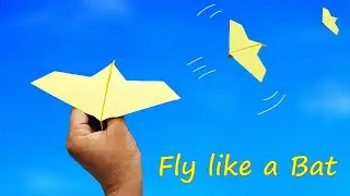 How to Make Paper Plane Flying like a Bat