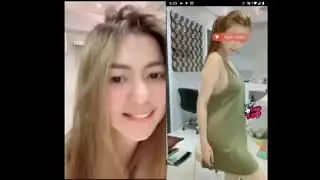 Girl No Bra Apple Angeles // Kita na Nipple BIGO LIVE VIRAL SEXY Dance..