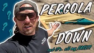 Rebuilding My Dream Pergola: From Collapse to Creation